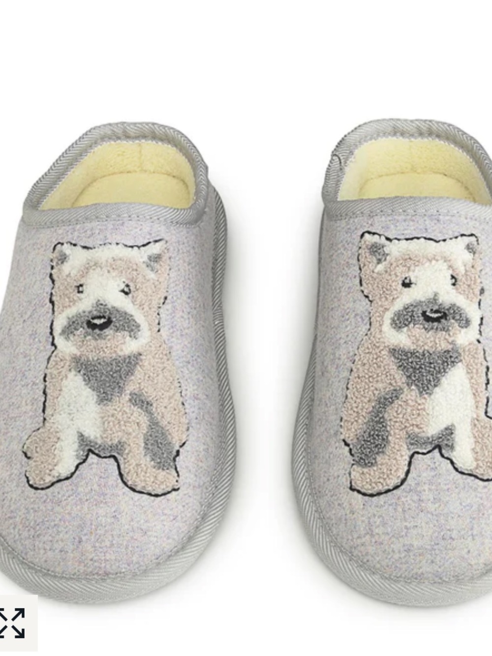 New Radley London Radley and Friends Mule Women’s Slipper Westie Dog Size 7